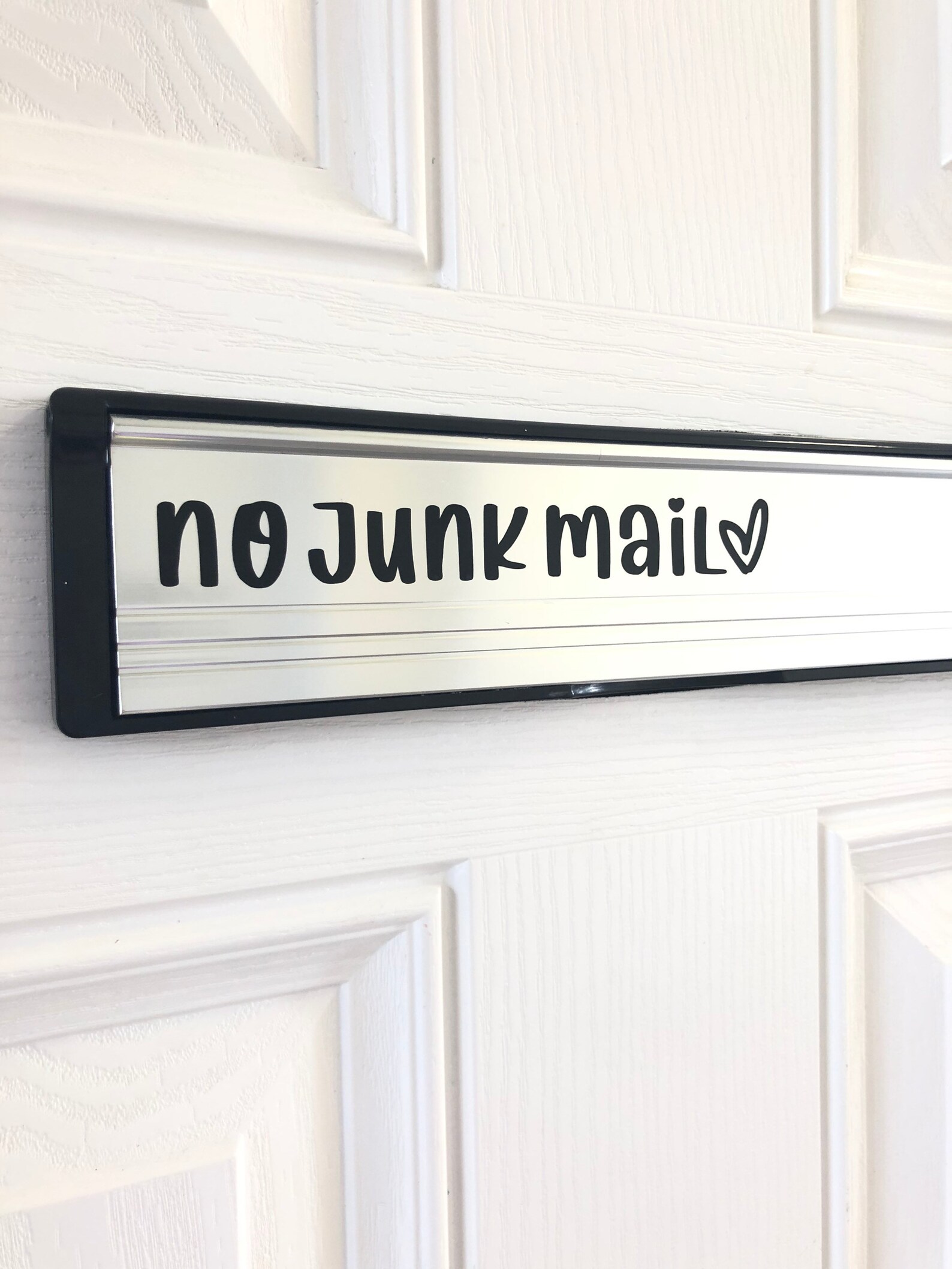 Personalised Letter box Vinyl Decal Sign Customised Sticker Etsy