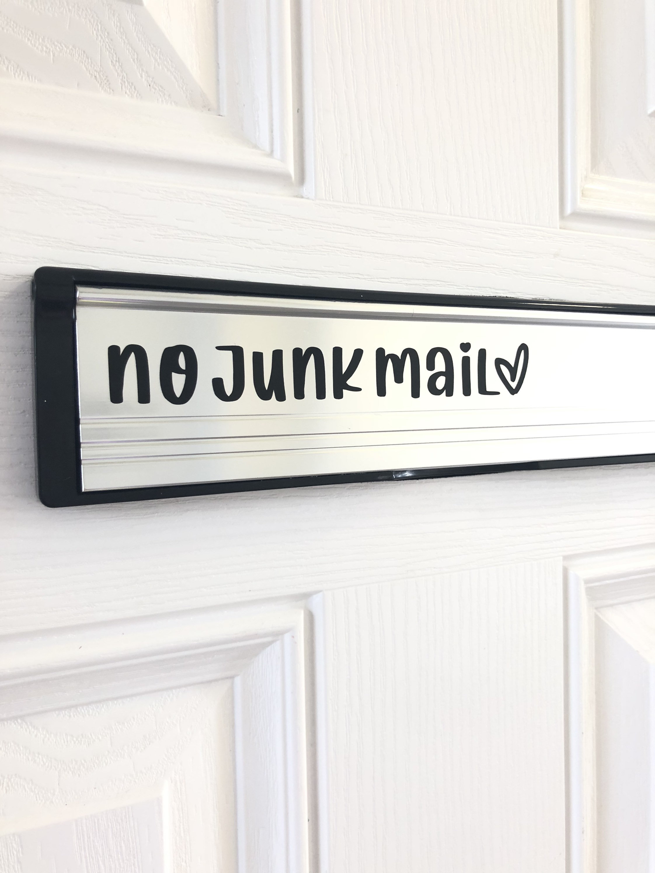 Personalised Letter box Vinyl Decal Sign Customised Sticker Etsy