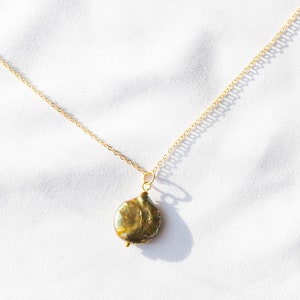 Rowe's Keshi Pearl Pendant Necklace image 1
