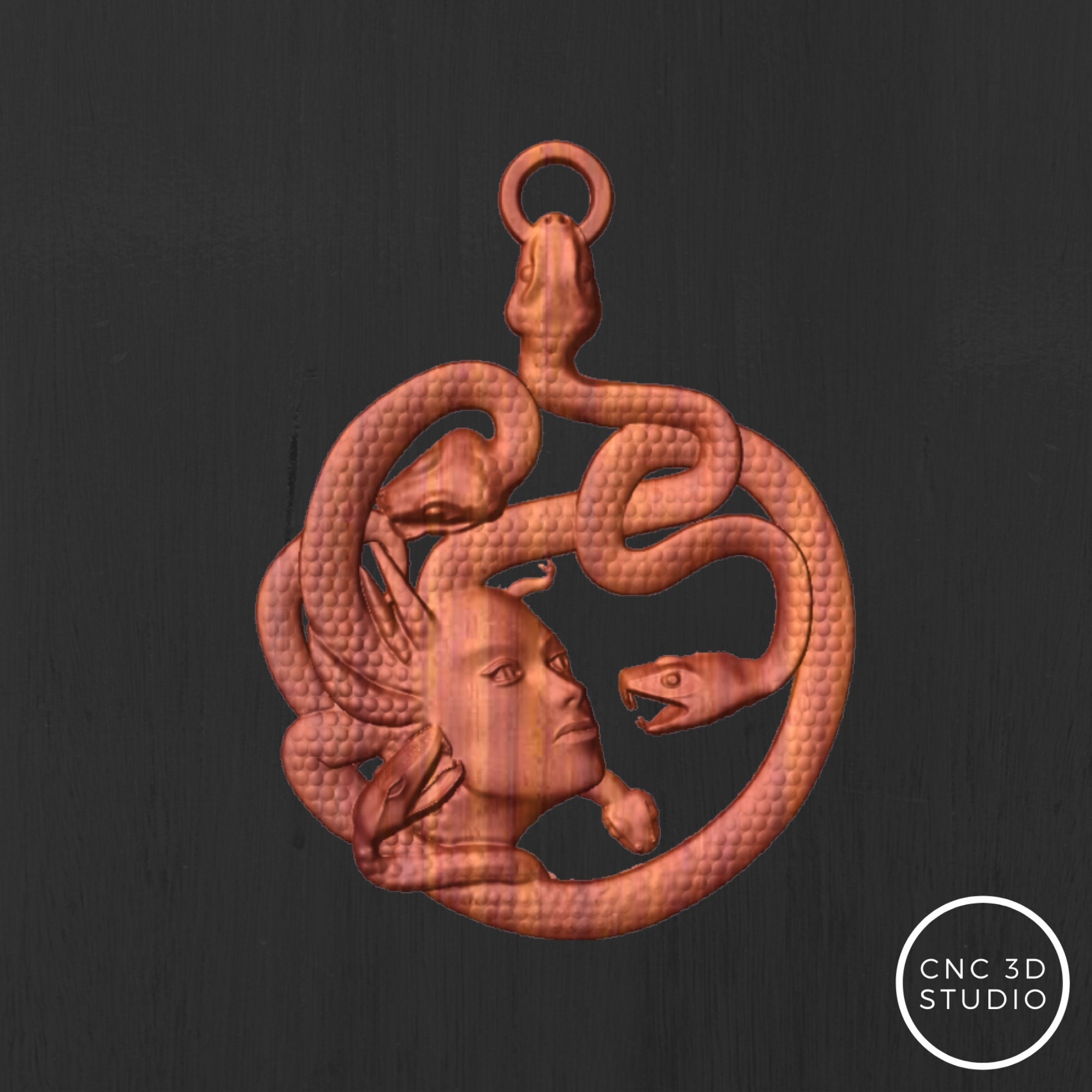 Medusa STL Medusa 3D Model Medusa CNC File Medusa Cnc Etsy