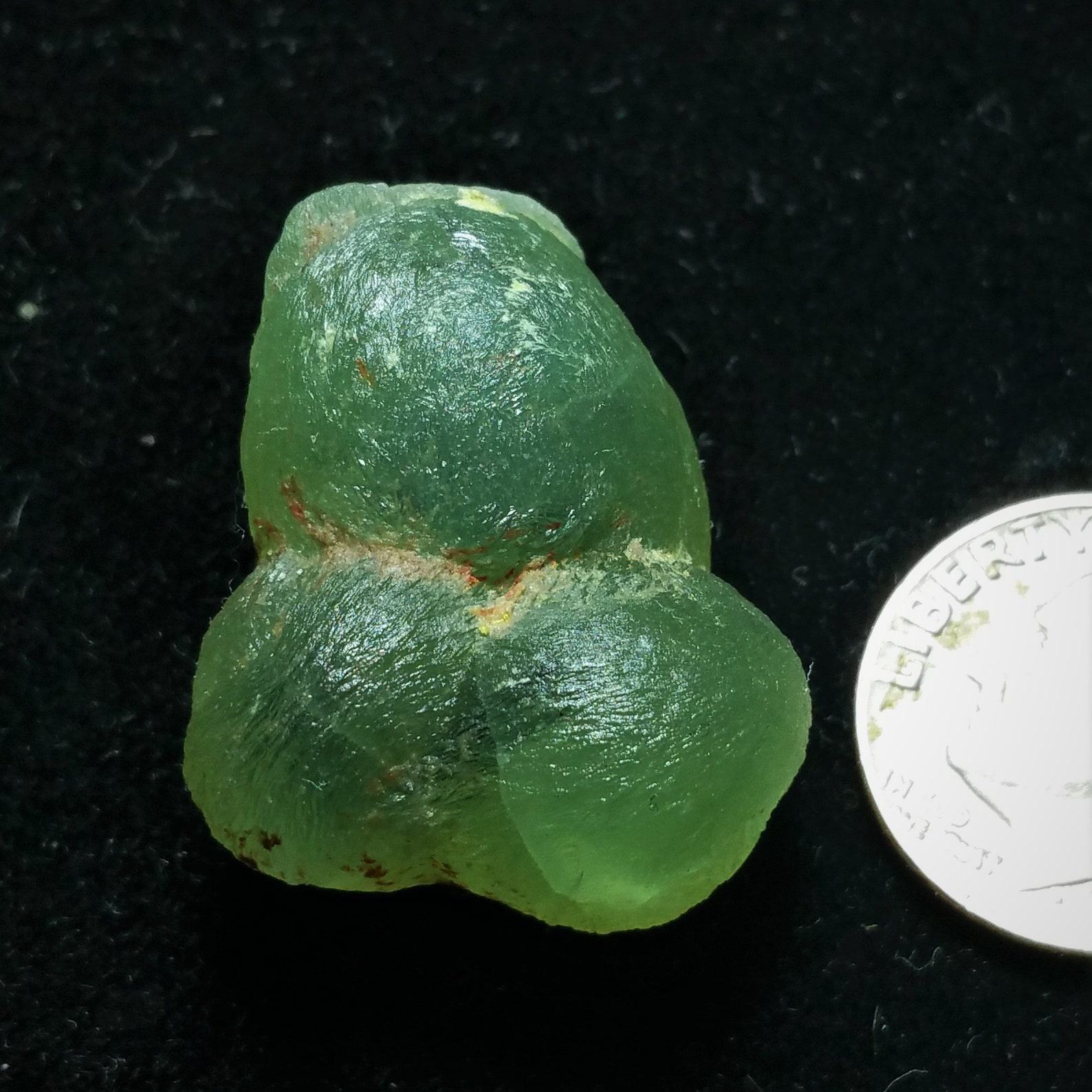 58 Ct 1 100 Natural Green Prehnite Crystal Mali Cute Etsy