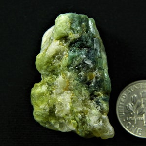 115 ct Green  Pink Tourmaline Crystal Quartz Clusters in Cookeite & Mt Mica Maine USA 1 4/8&quot;