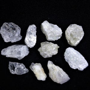 100+ ct Lot  Natural Phenacite / Phenakite Crystal Rough   Synergy 12 stone Healing power stone Rare Specimen 9-20mm