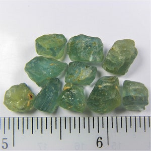 50+ ct 15 Pcs High quality, high transparency Green Herderite Excellent healing Power Synergy 12 stone