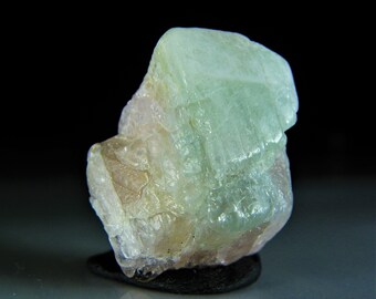 Mixed Bi Color Beryl - 38 ct Pink Morganite pink beryl, rose beryl,  Excellent healing stone  From  Maine, USA 1 1/8&quot;