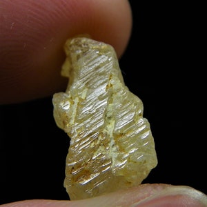 Golden Nigeria Phenakite ！15 ct Natural Golden Nigeria  Phenacite / Phenakite Crystal Excellent healing Power 6/8&quot;