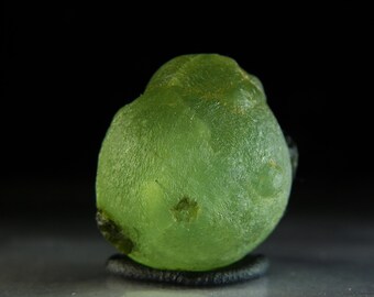 Rare collection ！70 ct  7/8&quot; Natural Green Prehnite Crystal   Mali power crystal provides serenity and safety for you