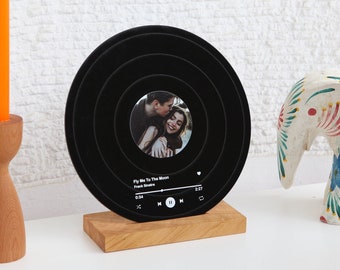 Romantic Personalized Record - Birthday Gift for Her - Anniversary Gift for Partner - Couples Gift - Valentines Gift - Boyfriend Christmas