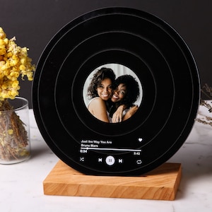 Custom Song Plaque - Gift for Significant Other - Lesbian Couple Gifts - Birthday Gift for Her/Him - LGBTQ Wedding Gifts - Girlfriend Gifts