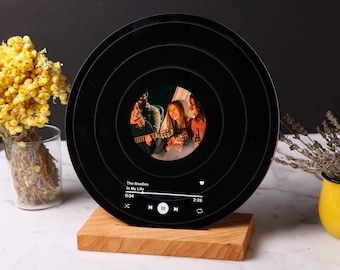 Custom Record Display - Best Friend Gift - Friendship Gift - Best Friend Birthday Gifts - Gift for Bestie - Photo and Music Gift - BFF Gift