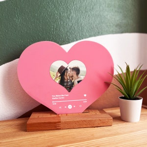 Song Personalized Record, Anniversary Gift for Him, Couples Gift, Wedding Gift, Song Plaque, Gifts for Husband,Valentine&#39;s Day Gift