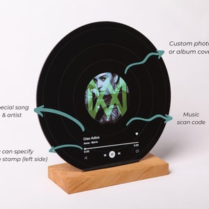 Gift for Parents Christmas - Gift for Parents Anniversary - Anniversary Gift for Parents 30 40 60 50th Years - Music Gift for Mom and Dad image 5