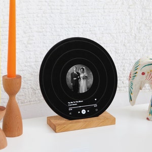 Gift for Parents Christmas - Gift for Parents Anniversary - Anniversary Gift for Parents 30 40 60 50th Years - Music Gift for Mom and Dad image 2