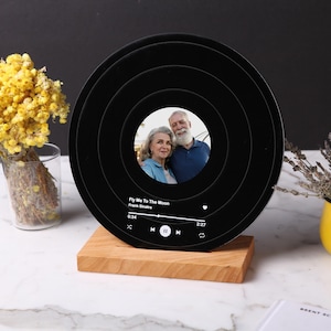 Gift for Parents Christmas - Gift for Parents Anniversary - Anniversary Gift for Parents 30 40 60 50th Years - Music Gift for Mom and Dad image 3