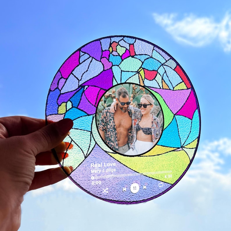 Stained Glass Photo - Custom Record With Photo - Picture Song Vinyl ...