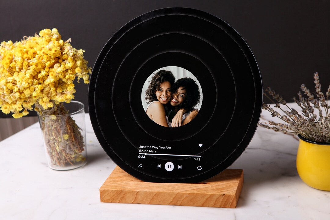 Custom Song Plaque - Gift For Significant Other - Lesbian Couple Gifts
