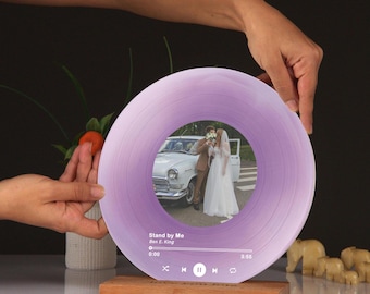 Personalized Mothers Day Gift, Custom Vinyl Record Photo & Song, Birthday Gift for Her Him, Mom Appreciation Gifts, Mum Nanna Grandma Gift