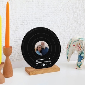 Gift for Parents Christmas - Gift for Parents Anniversary - Anniversary Gift for Parents 30 40 60 50th Years - Music Gift for Mom and Dad image 4