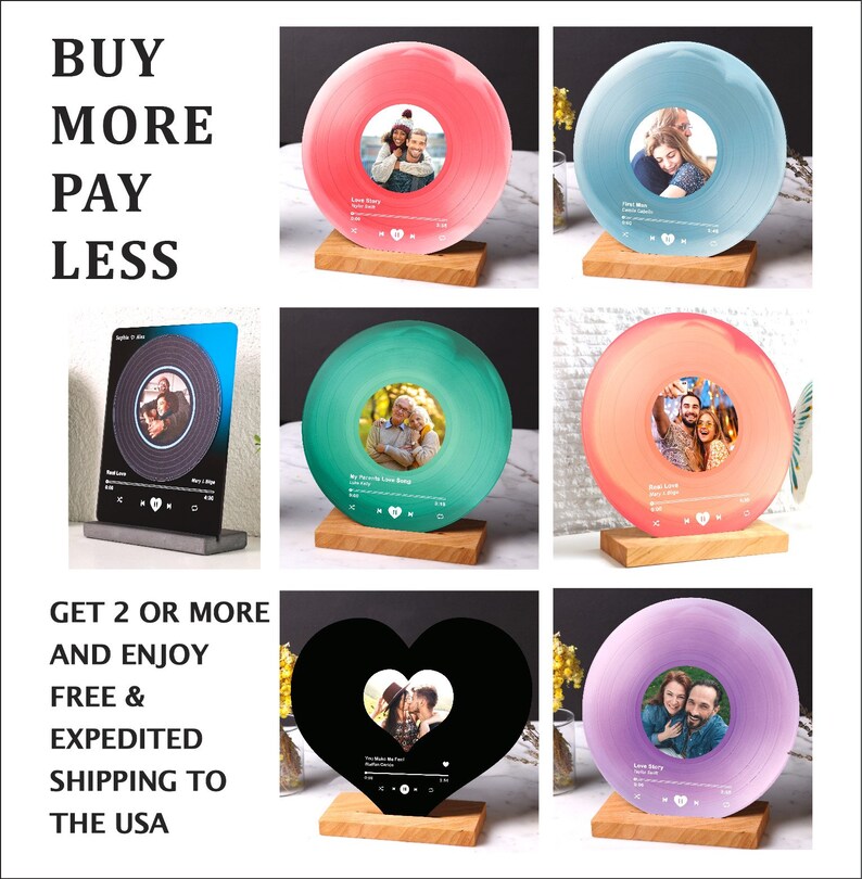 Gift for Parents Christmas - Gift for Parents Anniversary - Anniversary Gift for Parents 30 40 60 50th Years - Music Gift for Mom and Dad image 8