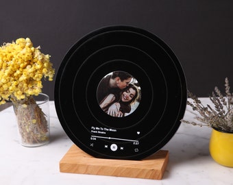 Romantic Personalized Record - Birthday Gift for Her - Anniversary Gift for Partner - Couples Gift - Valentines Gift - Boyfriend