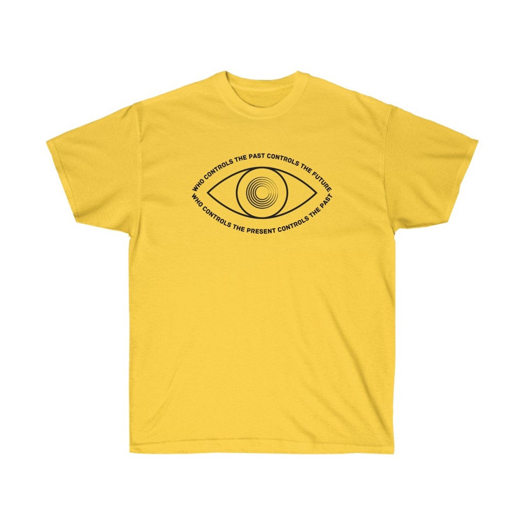 George Orwell 1984 Big Brother Quote Who Controls The Etsy