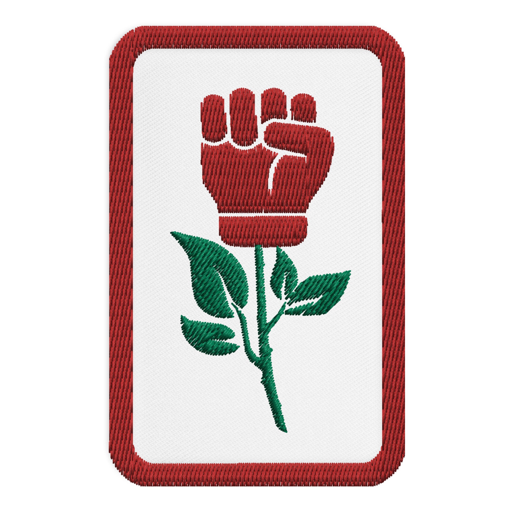 Socialist Red Rose Fist International Socialism Rectangle - Etsy