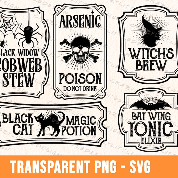 Potion Labels - Etsy