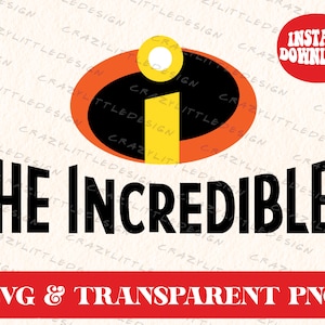 The Incredibles LOGO - SVG PNG Layered