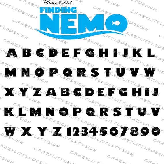 finding nemo font generator free