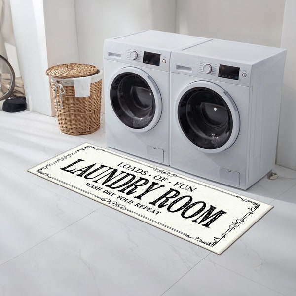 Laundry Room Rug Etsy