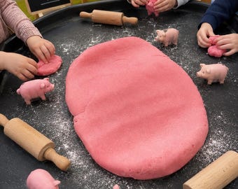 Pink Play Dough | Early Years Addition to Sensory Play Sensory Scented Dough | Therapy Putty Sensory Scented Play Dough Invitation to play