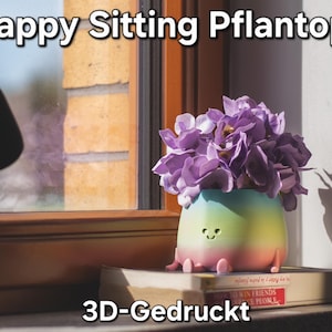 Happy Sitting Pot – 3D-gedruckter Pflanztopf