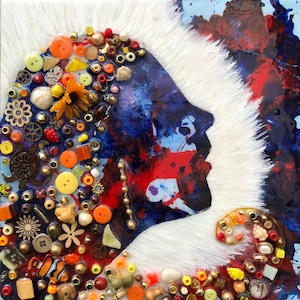 Custom mixed media portraits