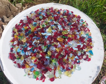 1159 gr Andara Crystal Gravel Mix Colors Monatomic for Pendant