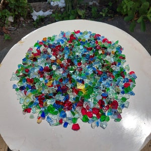1015 gr of Gravel Andara Crystal Mix Colors Monatomic for Pendant
