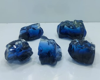 5 pcs//1 Kgs of rough Special Andara crystal Light Blue.