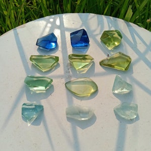 12 pcs Mini Cutting Andara Crystal Mix Colors Polished
