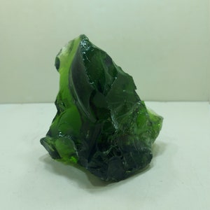 2,1 kgs of rough Andara Crystal Yellowish Green Monatomic