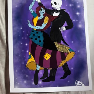 Jack & Sally Waltz Print