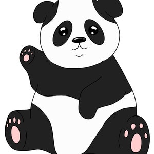 Kawaii Panda Sticker