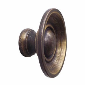 Lot of Knob Drawer Pulls, Knob Drawer Handle, Vintage Round Concave Spiral Antique Brass Drawer Pulls