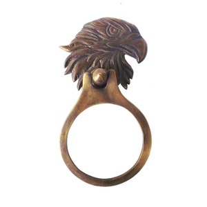 Vintage Garuda Eagle Door Knocker, Antique Door Knocker, Animal Door Knocker, Unique Door Knocker, Solid Brass Door Knocker