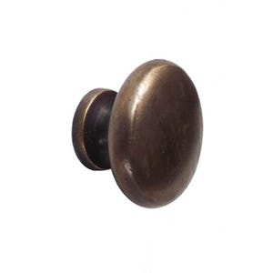 Lot of Vintage Round Plain Knob Drawer Pulls Handle, Cabinet Kitchen Solid Brass Drawer Handle