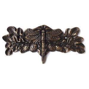 Dragonfly Leaf Knob Drawer Pulls, Knob Drawer Handle, Vintage Retro Solid Brass Drawer Pulls, Brass Drawer Pulls Home Decor