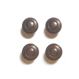Solid Brass Knob Drawer Pulls, Cabinet Drawer Handles Antique Kitchen Pull - 4 Tier Round