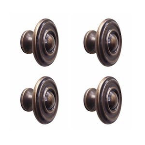 Set keukenknop ladegrepen handvat, 2 lagen ronde klassieke tafelladeknop