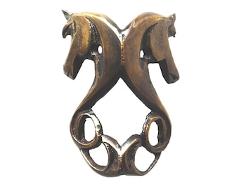 65mm Set of Brass Skiffers Corner Protectors, Wall Corner Protector Skirting Baseboard Guard Horse