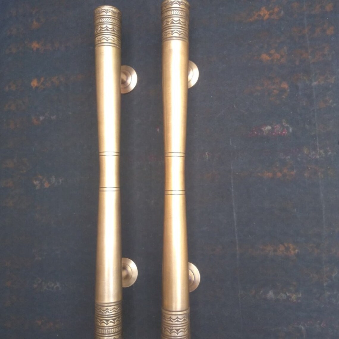 Vintage Elegant Slim Egypt Antique Entry Door Pull Handle Etsy