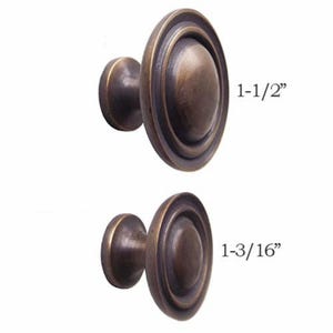 Set of Vintage Knob Drawer Pulls, 2 Tier Round Drawer Pulls, Knob Drawer Handle, Drawer Handle Decor, Closet Door Drawer Pulls