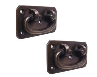 3インチセット ヴィンテージノブ 引き出し取っ手 キッチンクローゼットキャビネット用取っ手 長方形バックプレート